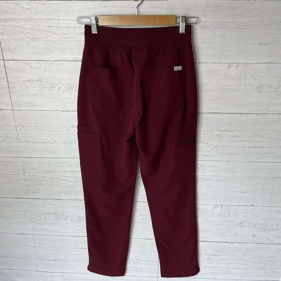 Figs Pants Womens Size XS/P Burgundy Yola Style Joggers Technical Collection - Picture 10 of 16